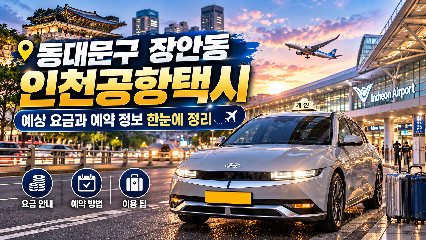 동대문구 장안동 인천공항택시, 예상 요금과 예약 정보 한눈에 정리