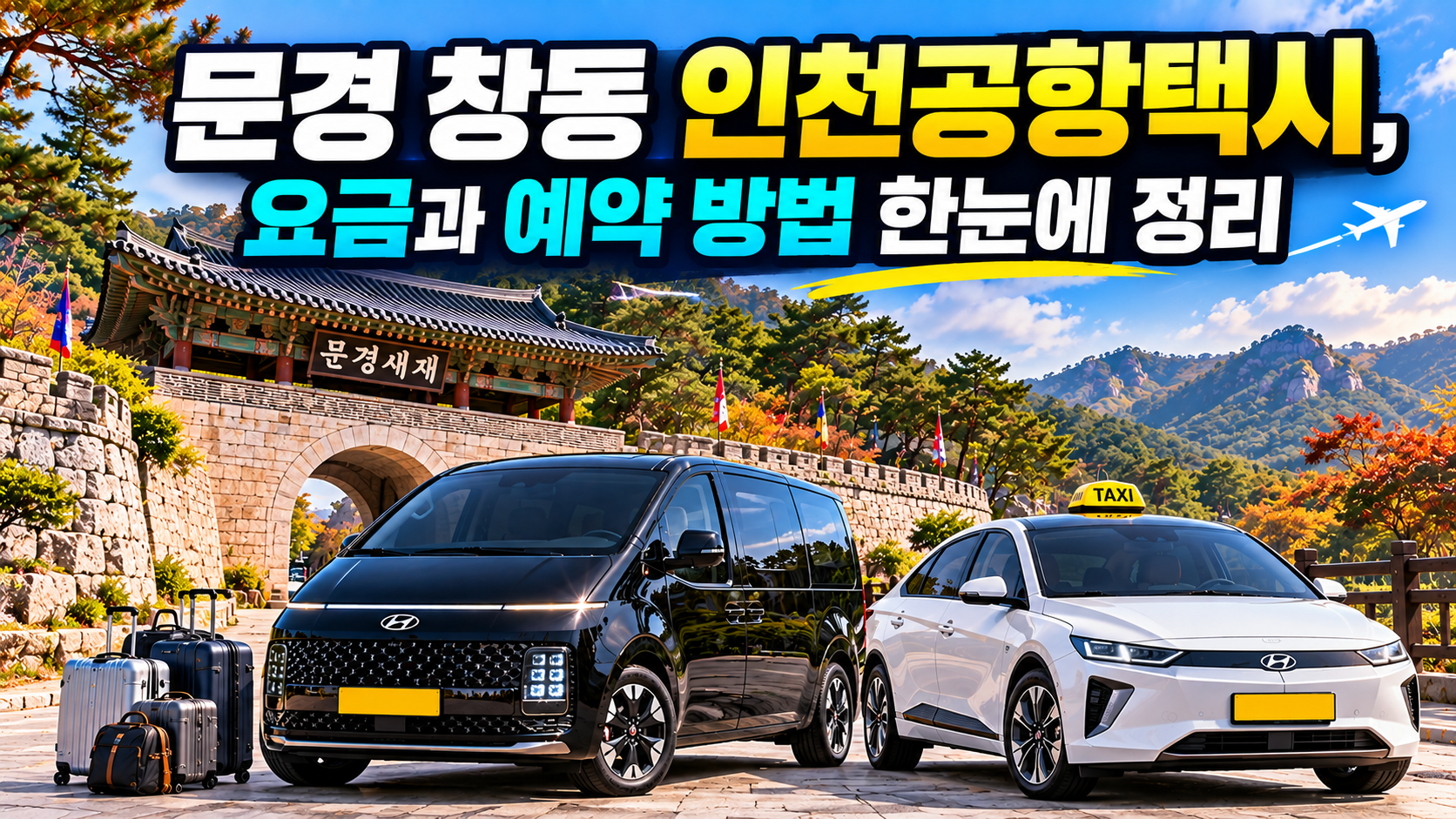 문경 창동 인천공항택시, 요금과 예약 방법 한눈에 정리